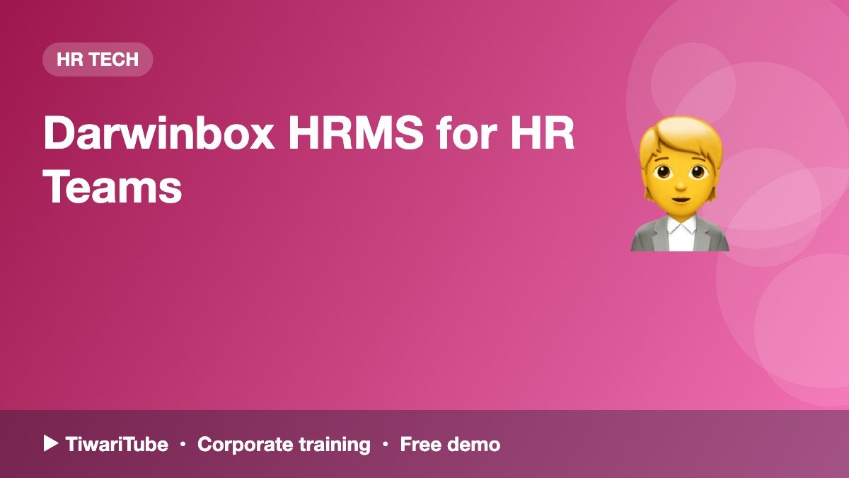Darwinbox HRMS for HR Teams