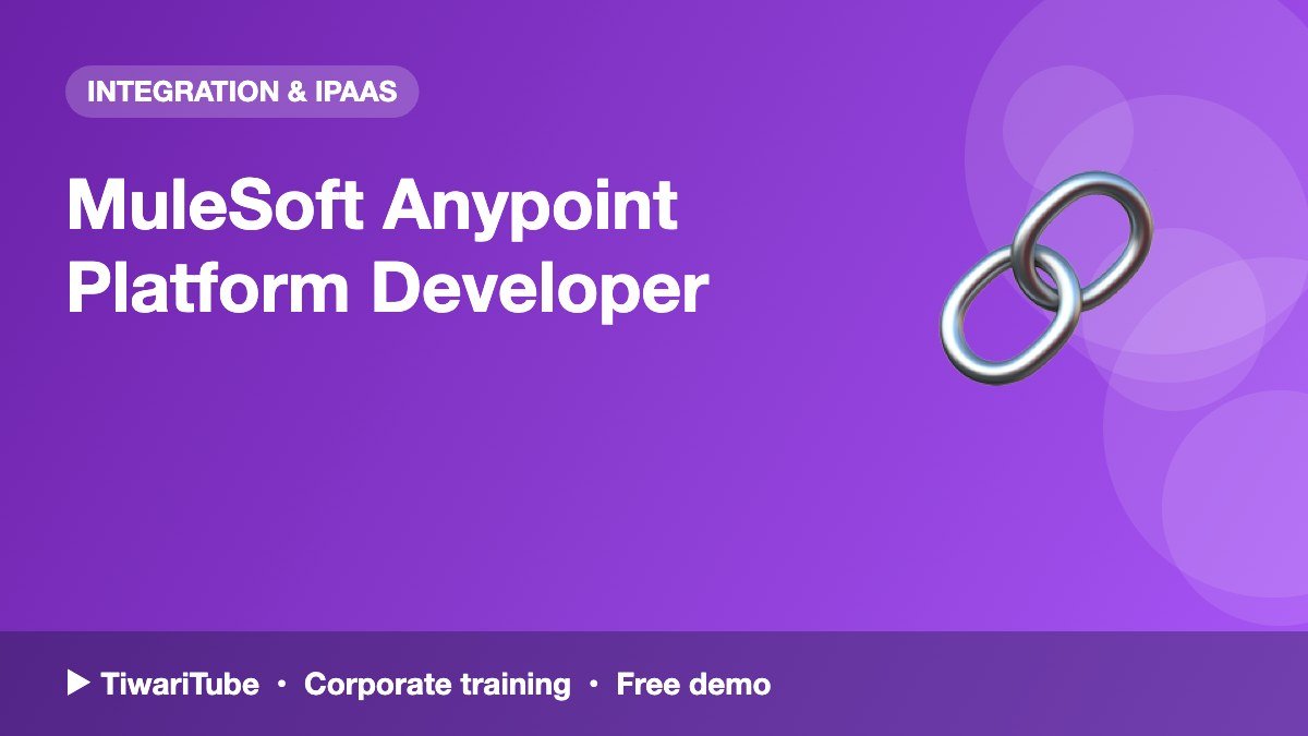 MuleSoft Anypoint Platform Developer