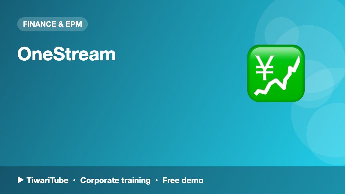 OneStream: Financial Consolidation & Planning