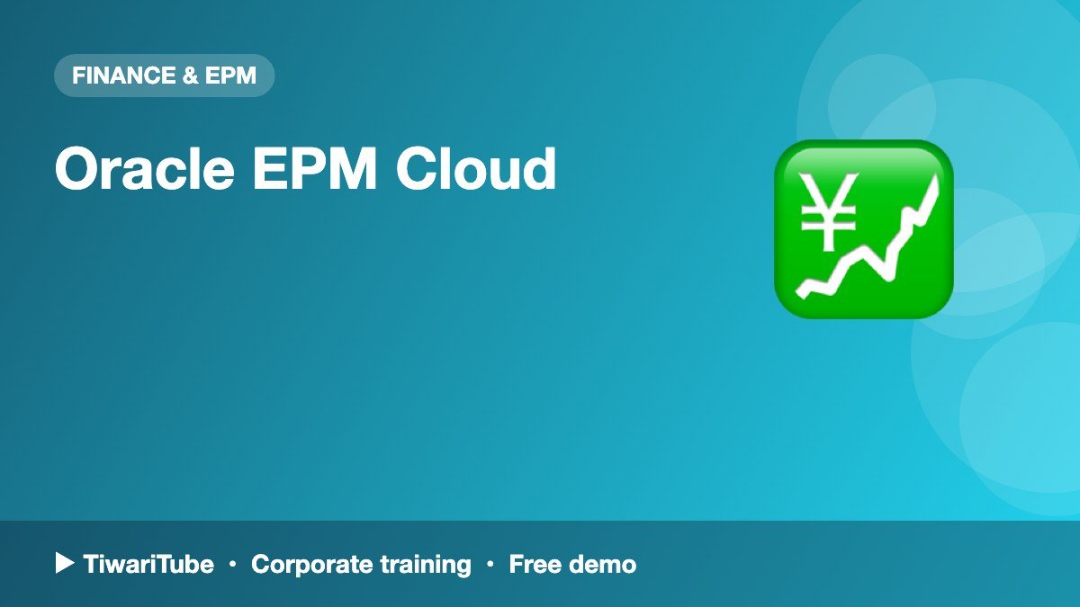 Oracle EPM Cloud: Planning & FCCS