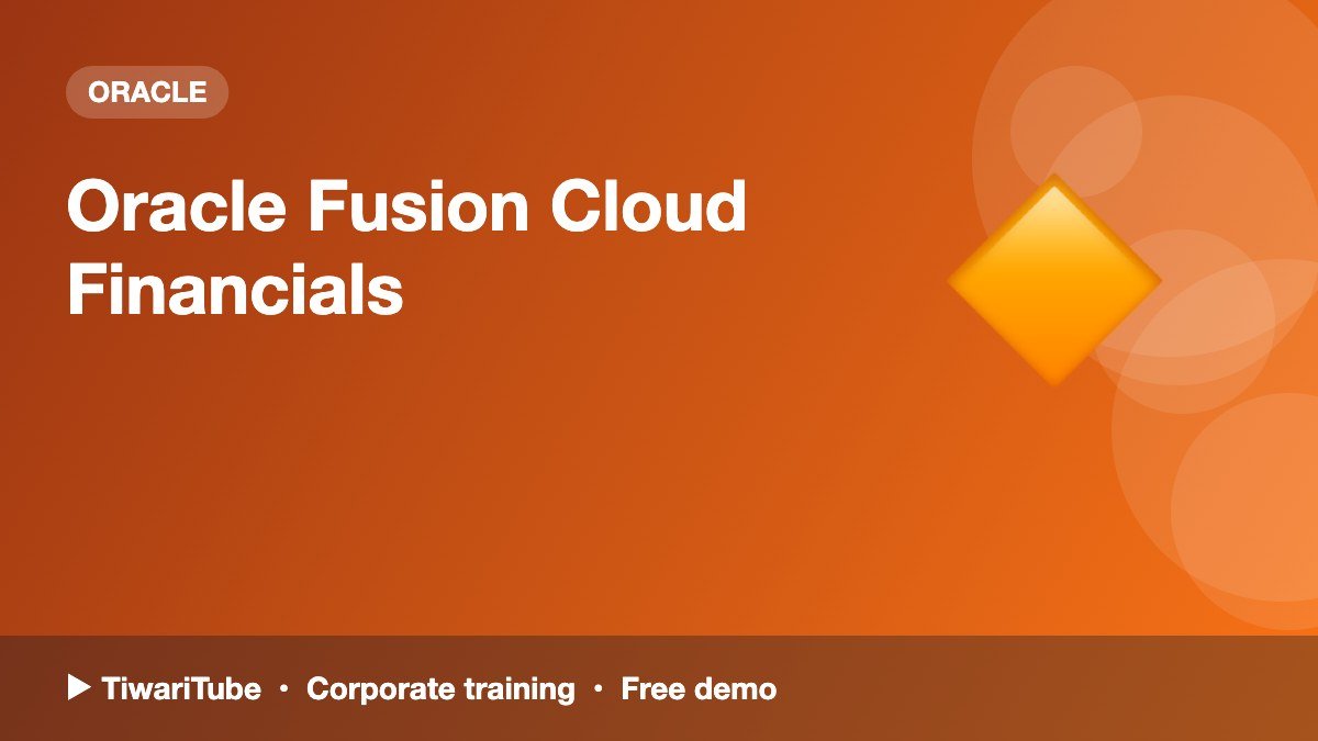 Oracle Fusion Cloud Financials