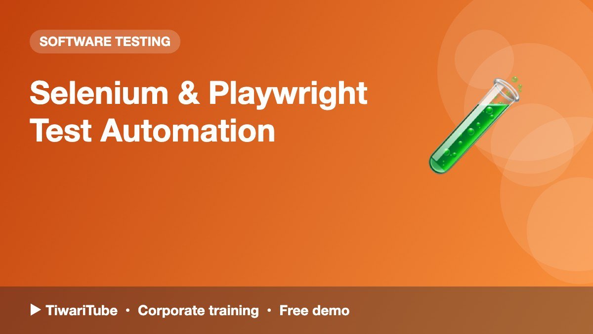 Selenium & Playwright Test Automation