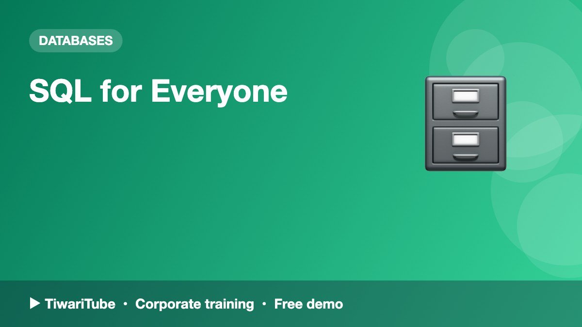 SQL for Everyone: From Basics to Advanced Queries